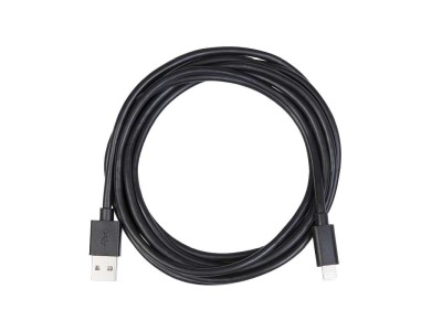 iiglo Lightning till USB-kabel, MFI, 3 meter - Svart#2