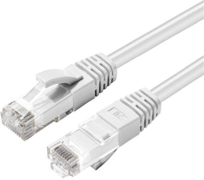 Nätverkskabel oskärmad Cat6a, MicroConnect, LSZH, 0,5 meter - Vit