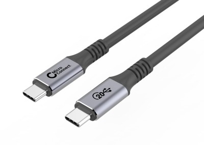 MicroConnect Premium USB-C Gen.2, 20Gbps, 100W, 4m - Svart#1