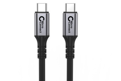 MicroConnect Premium USB-C Gen.2, 20Gbps, 100W, 4m - Svart#3
