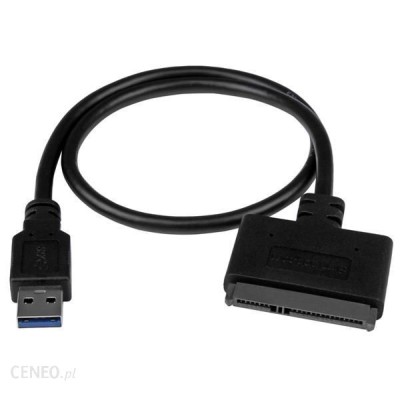 StarTech adapter SATA III till USB 3.0, för 2.5"-diskar, 0,2 m - Svart