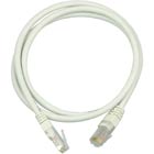 Nätverkskabel oskärmad Cat.6, RJ45, 15 meter - Vit