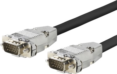 VGA-kablage VivoLink Pro trippelskärmat HD15 ha-ha, metallkontakter,10 m