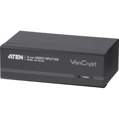 VGA-splitter Aten VS132A, 1 ingång till 2 utgångar, HD15ho