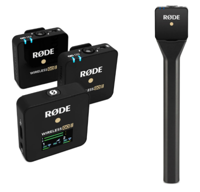 Intervjukit Røde Wireless GO II + Interview GO