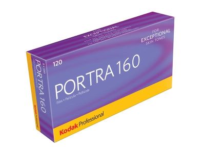 Negativ färgfilm Kodak P160 120-film 5-pack Portra