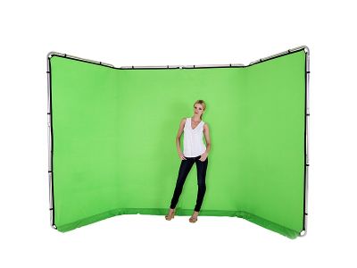 Bakgrund Lastolite Panorama Chromakey, 4 meter - Grön
