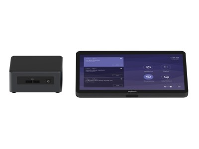 Logitech Tap for Microsoft Teams Base Model, paket för videokonferens, med Intel NUC (Core i7), Logitech JumpStart (90 days)