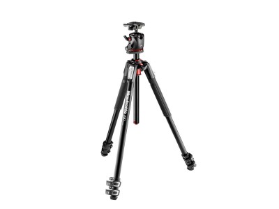 Stativkit Manfrotto MK190XPRO3 + MHXPRO-BHQ2 aluminium