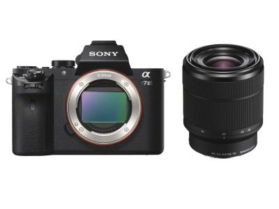 Sony A7 II kamerahus med FE 28-70/3,5-5,6 OSS, 24,3 Mpixel, 5 bps, film 1080/60p, optisk bildstabilisator