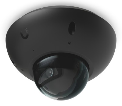 Ubiquiti Networks UniFi G6 Dome, 4K@30fps, 8MP, inomhus/utomhus, dag/natt, IR 30 meter, PoE - Svart