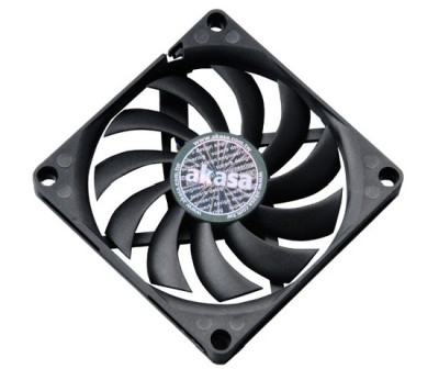 Fläkt 80 mm Akasa Slimfan, 27 dB, 600-3000 rpm#2