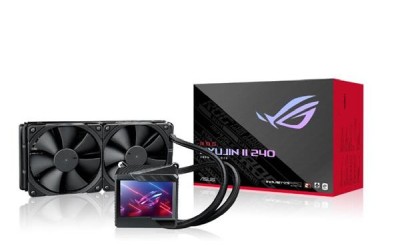 Asus ROG Ryujin II, 240mm, 3.5" LCD, 2 x Noctua iPPC 2000 PWM 120mm fläktar - Svart