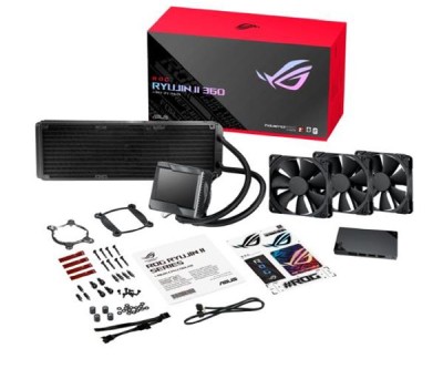 Asus ROG Ryujin II, 360mm, 3.5" LCD, 3 x Noctua iPPC 2000 PWM 120mm fläktar - Svart#4