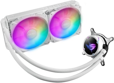 Asus ROG Strix LC II 240 ARGB White Edition, 2x120 mm fläktar - Vit