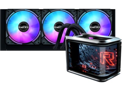 Asus ROG RYUO IV SLC 360 ARGB, 360mm med 6.7" LCD, 120mm fläktar - Svart#1