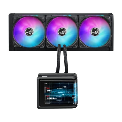 Asus ROG RYUO IV SLC 360 ARGB, 360mm med 6.7" LCD, 120mm fläktar - Svart#2