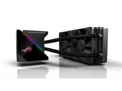 Asus ROG Ryujin 240, 2x120mm, inkl. AM5 bracket - Svart
