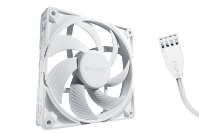 Fläkt 140 mm be quiet! Silent Wings PRO 4 PWM White, 2400 rpm, 97,41 cfm - Vit#2