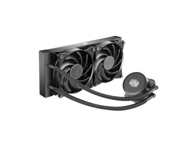 Cooler Master MasterLiquid Lite, 240mm, 2x120 mm fläktar - Svart