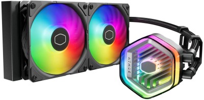 Cooler Master Liquid 240 Atmos ARGB, 240mm, 2x120mm fläktar - Svart#1