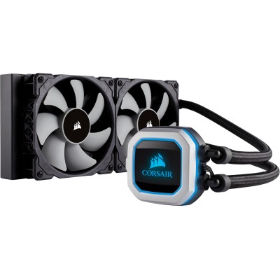 Corsair Hydro H100i Pro Advanced RGB Lighting and Fan control, multiplatform, 240mm radiator
