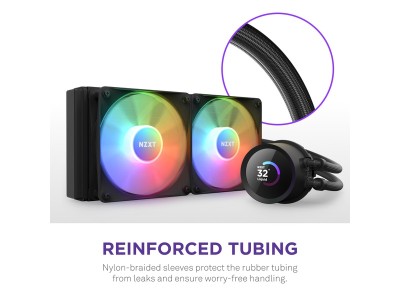 NZXT Kraken 240 RGB, 240mm, 2x120 mm RGB-fläktar - Svart#4