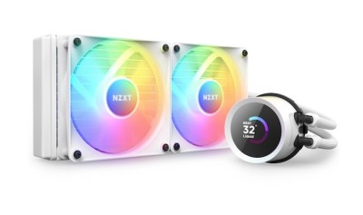 NZXT Kraken 240 RGB, 240mm, 2x120 mm RGB-fläktar - Vit#1