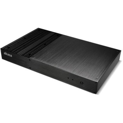 Akasa Galileo Thin, Mini-ITX, 120W extern nätdel, VESA