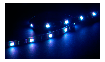 Akasa Vegas M Magnetic LED-list för datorer, 12V, 50cm - Vit#1