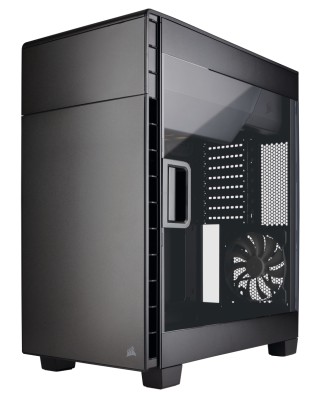 Corsair Carbide Clear 600C Inverse ATX, eATX, ljuddämpat - Svart