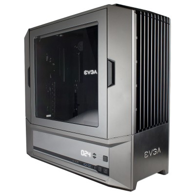 EVGA DG-87, E-ATX, fönster, fläktkontroller, USB 3.0, Silver Gun Metal