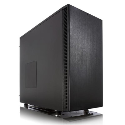 Fractal Design Define S Black, ATX, 2x140mm fläktar, ljuddämpad - Svart