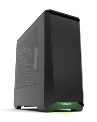 Phanteks Eclipse P400, ATX, fönster, RGB LED - Satinsvart