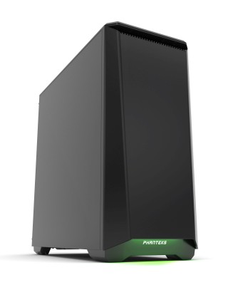 Phanteks Eclipse P400S, ATX, ljuddämpat, RGB LED - Satinsvart