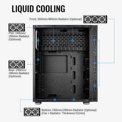 Aerocool Tor Pro, ATX, Tempered Glass, ARGB, fjärrkontroll#5