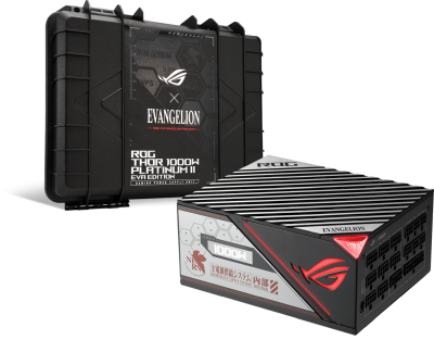 Asus ROG THOR 1000W Platinum II EVA Edition, ATX, 135 mm fläkt, 80PLUS Platinum, löstagbara kablar, OLED display, Aura Sync ARGB#2
