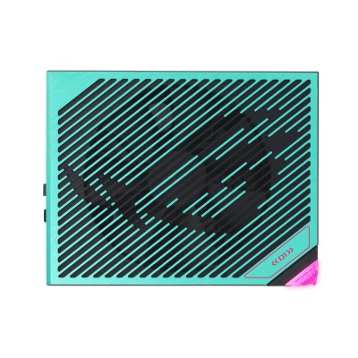 Asus ROG Thor 1200W Platinum III Hatsune Miku Edition, ATX 3.1, 135 mm fläkt, 80PLUS Platinum, semipassivt, löstagbara kablar, OLED display, Aura Sync ARGB#5