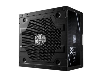 Cooler Master Elite V4 500W, ATX, 120 mm fläkt, 80PLUS White, utan nätkabel#1