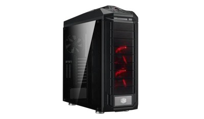 Cooler Master Storm Trooper SE, ATX, röda LED-fläktar - Svart#2