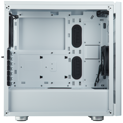 Corsair Carbide 275R Tempered Glass, ATX, fönster i härdat glas, USB 3.0, utan nätagg - Vit#3