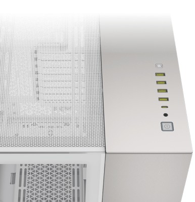 Corsair 6500X Mid-Tower Dual Chamber PC Case, ATX - Grå/Vit#2