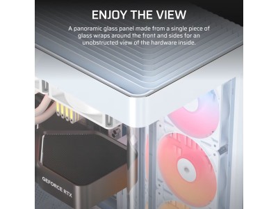 Corsair FRAME 4500X RS-R ARGB Panoramic Glass, TG, ATX - Vit#3