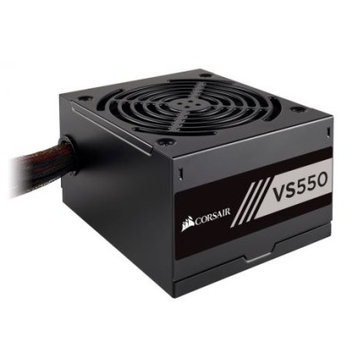 Corsair VS550 550W, ATX v2.31, 120 mm fläkt, 80PLUS White