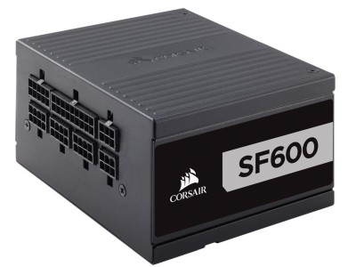 Corsair SF600 600W, SFX, 92 mm fläkt, löstagbara kablar, 80PLUS Platinum#1