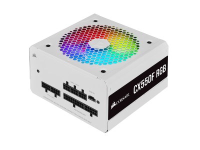 Corsair CX550F 550W, ATX, 80PLUS Bronze, RGB - Vit#1