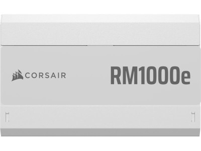 Corsair RM1000e (2025) 1000W, PCIe 5.1, ATX 3.1, 120 mm fläkt, 80PLUS Gold, semipassivt, löstagbara kablar - Vit#2