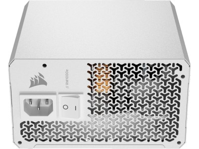 Corsair RM1000e (2025) 1000W, PCIe 5.1, ATX 3.1, 120 mm fläkt, 80PLUS Gold, semipassivt, löstagbara kablar - Vit#4
