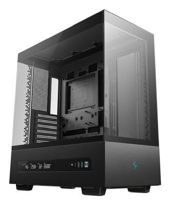 DeepCool CH690 Digital, ATX, display - Svart