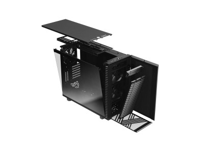 Fractal Design Define 7 Dark Tempered Glass, ATX, USB-C - Svart#6